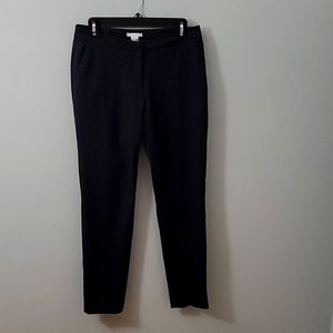 H&M navy blue slim tapered suit pants